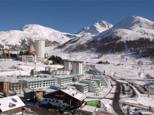 Sestriere, the main skiing resort in Piedmont